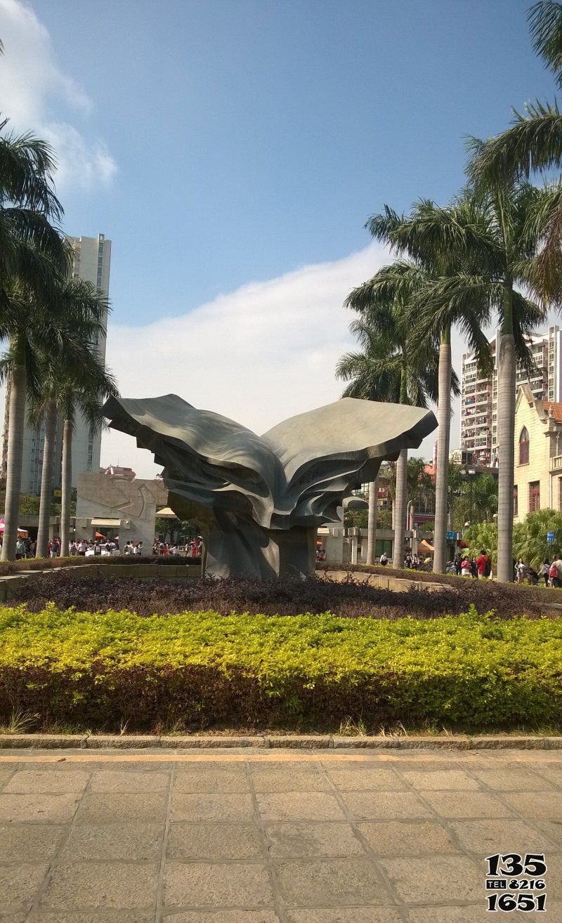 書雕塑-園林景觀不銹鋼抽象書雕塑 書雕塑-園林景觀不銹鋼抽象書雕塑高清圖片