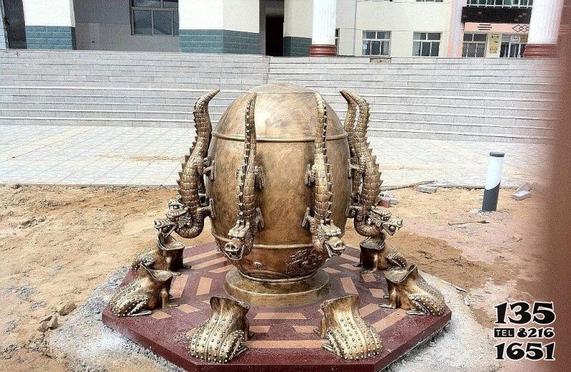 地動(dòng)儀雕塑-廣場(chǎng)創(chuàng)意鑄銅地動(dòng)儀雕塑 地動(dòng)儀雕塑-廣場(chǎng)創(chuàng)意鑄銅地動(dòng)儀雕塑高清圖片