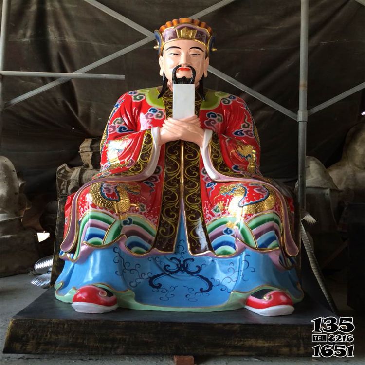 判官雕塑-戶外寺廟大型景觀玻璃鋼彩繪判官雕塑 判官雕塑-戶外寺廟大型景觀玻璃鋼彩繪判官雕塑高清圖片