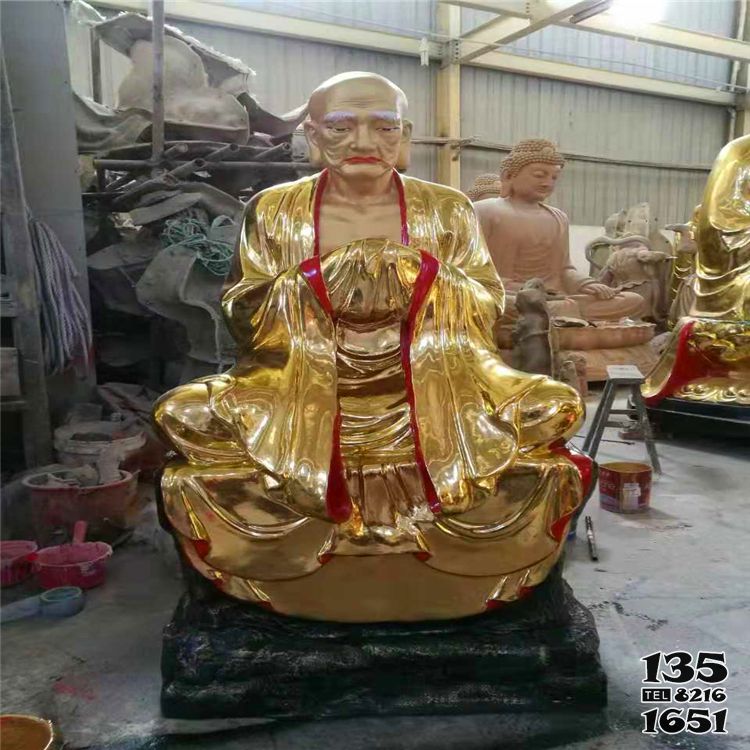 十八羅漢雕塑-玻璃鋼彩繪貼金寺廟神佛十八羅漢雕塑 十八羅漢雕塑-玻璃鋼彩繪貼金寺廟神佛十八羅漢雕塑高清圖片