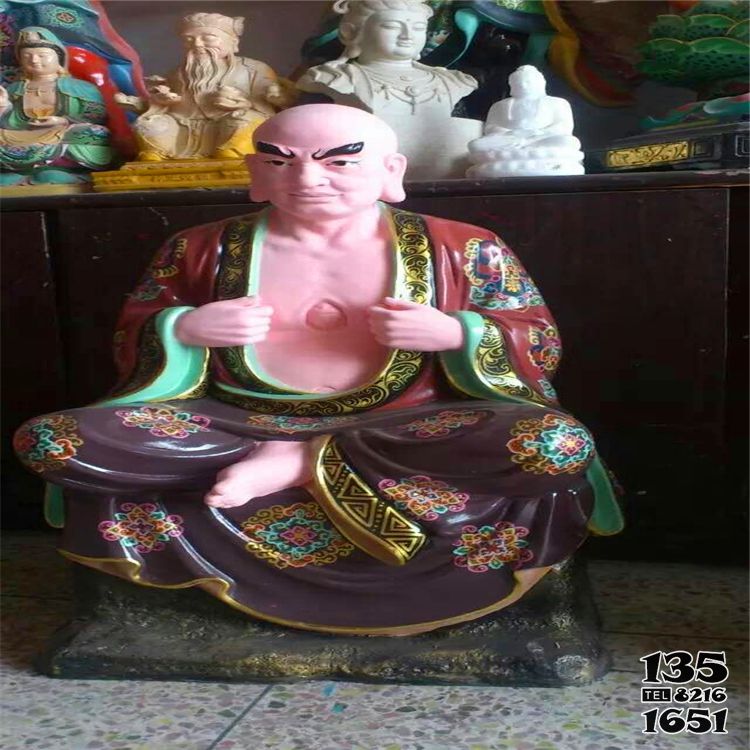 十八羅漢雕塑-樹脂彩繪寺廟景觀十八羅漢雕塑 十八羅漢雕塑-樹脂彩繪寺廟景觀十八羅漢雕塑高清圖片