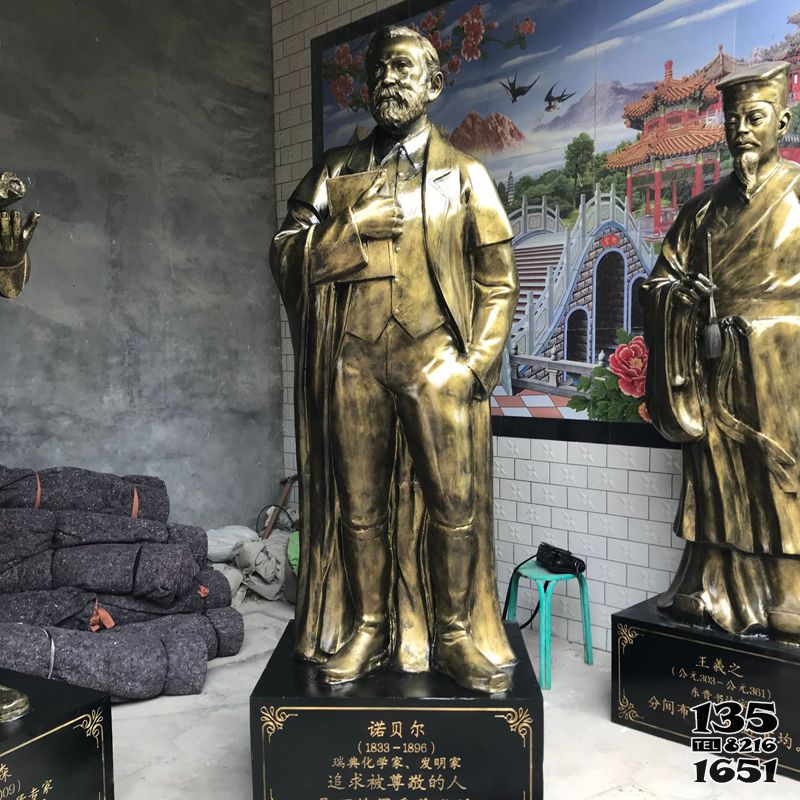 諾貝爾雕塑-公園銅雕世界名人瑞典著名化學家諾貝爾雕塑 諾貝爾雕塑-公園銅雕世界名人瑞典著名化學家諾貝爾雕塑