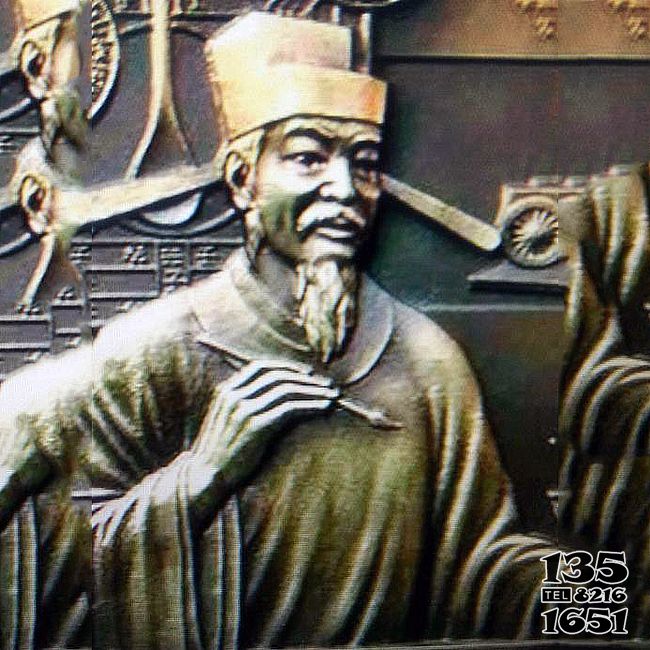 沈括雕塑-公園歷史文化名人鎏金沈括銅浮雕 沈括雕塑-公園歷史文化名人鎏金沈括銅浮雕