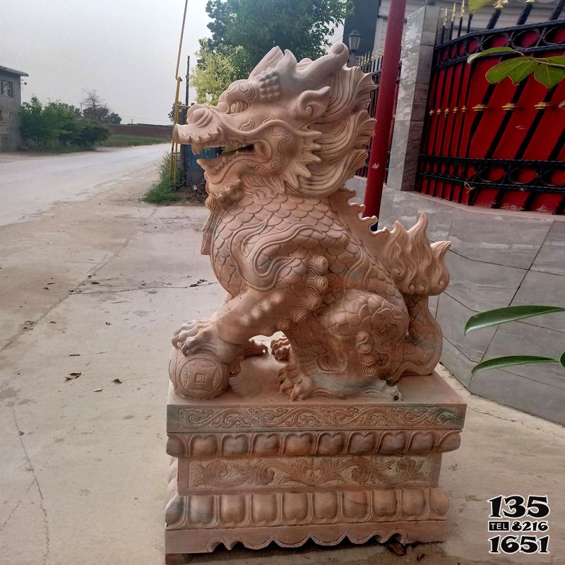 麒麟雕塑-街道景觀-石雕神獸麒麟雕塑 麒麟雕塑-街道景觀-石雕神獸麒麟雕塑高清圖片
