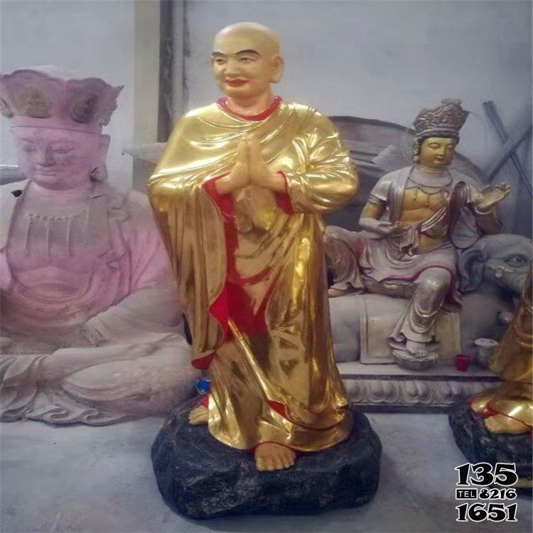 十八羅漢雕塑-不銹鋼噴金烤漆戶外寺廟十八羅漢雕塑 十八羅漢雕塑-不銹鋼噴金烤漆戶外寺廟十八羅漢雕塑高清圖片