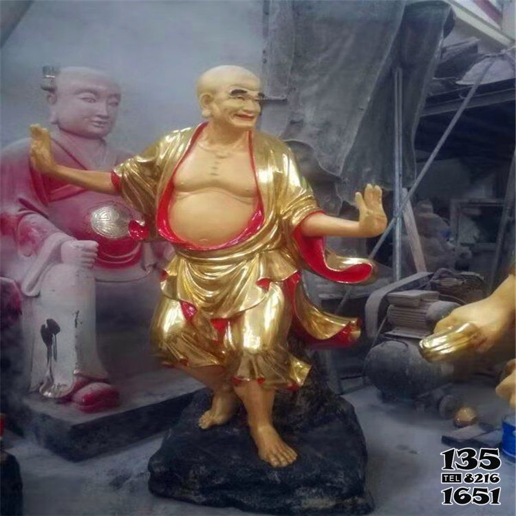 十八羅漢雕塑-景區寺廟玻璃鋼彩繪景觀十八羅漢雕塑 十八羅漢雕塑-景區寺廟玻璃鋼彩繪景觀十八羅漢雕塑高清圖片