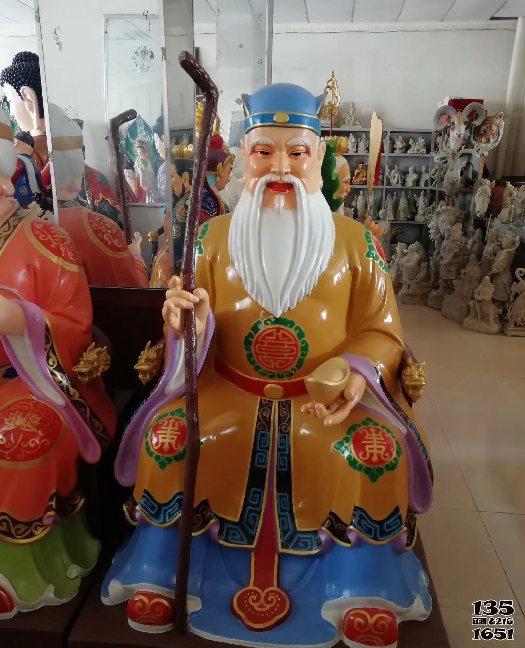 土地公雕塑-寺廟玻璃鋼彩繪神像土地公雕塑 土地公雕塑-寺廟玻璃鋼彩繪神像土地公雕塑