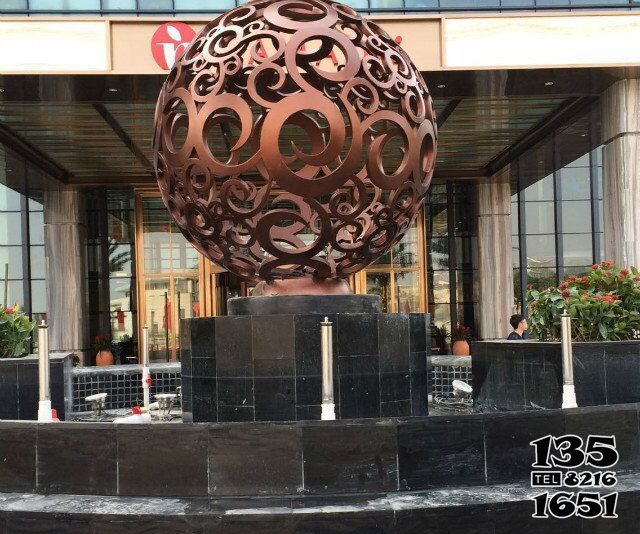 鏤空球雕塑-酒店創(chuàng)意不銹鋼鍛造鏤空球雕塑 鏤空球雕塑-酒店創(chuàng)意不銹鋼鍛造鏤空球雕塑高清圖片