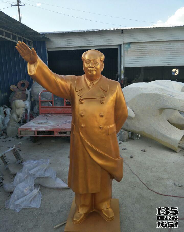 毛澤東雕塑-廣場純銅打造揮手的毛主席毛澤東雕塑 毛澤東雕塑-廣場純銅打造揮手的毛主席毛澤東雕塑高清圖片