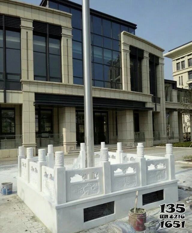 旗臺雕塑-村莊社區升旗臺大理石雕 旗臺雕塑-村莊社區升旗臺大理石雕