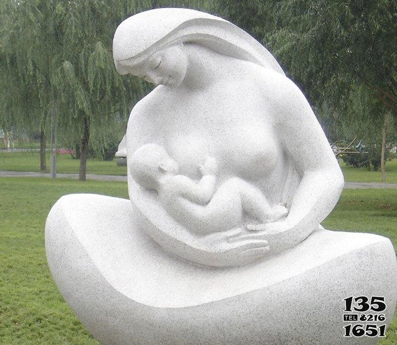 親情雕塑-公園母親喂奶石雕親情雕塑 親情雕塑-公園母親喂奶石雕親情雕塑高清圖片