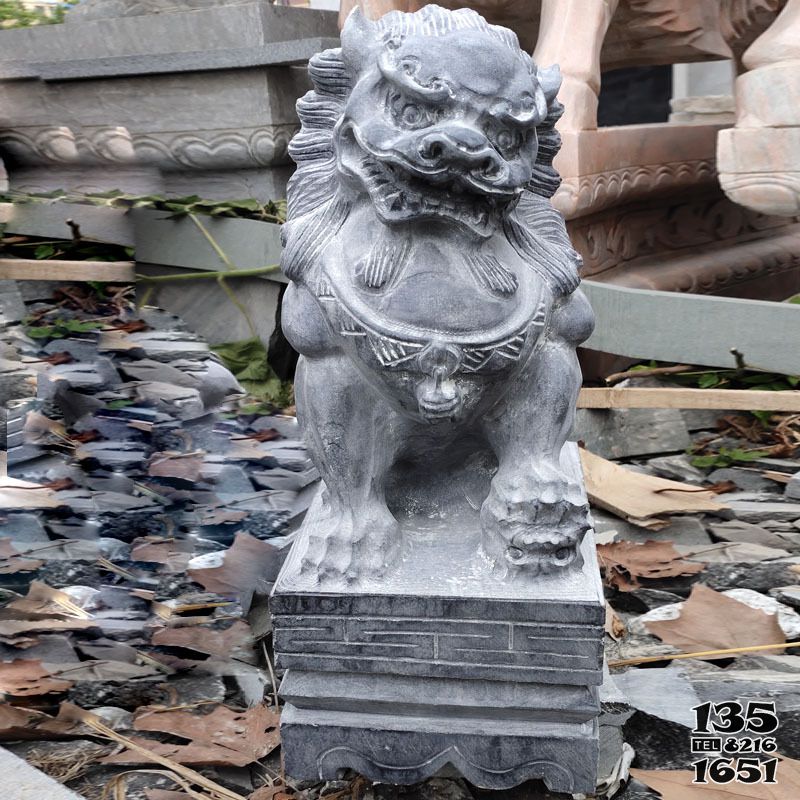 獅子雕塑-景區創意青石石雕鎮宅獅子雕塑 獅子雕塑-景區創意青石石雕鎮宅獅子雕塑高清圖片