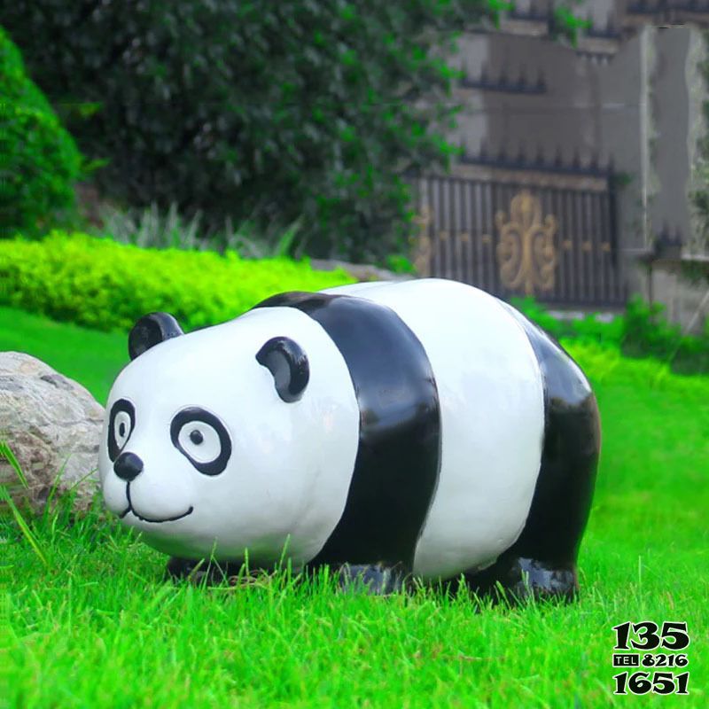 熊貓雕塑-花園廣場園林景觀擺放可愛熊貓玻璃鋼雕塑 熊貓雕塑-花園廣場園林景觀擺放可愛熊貓玻璃鋼雕塑高清圖片