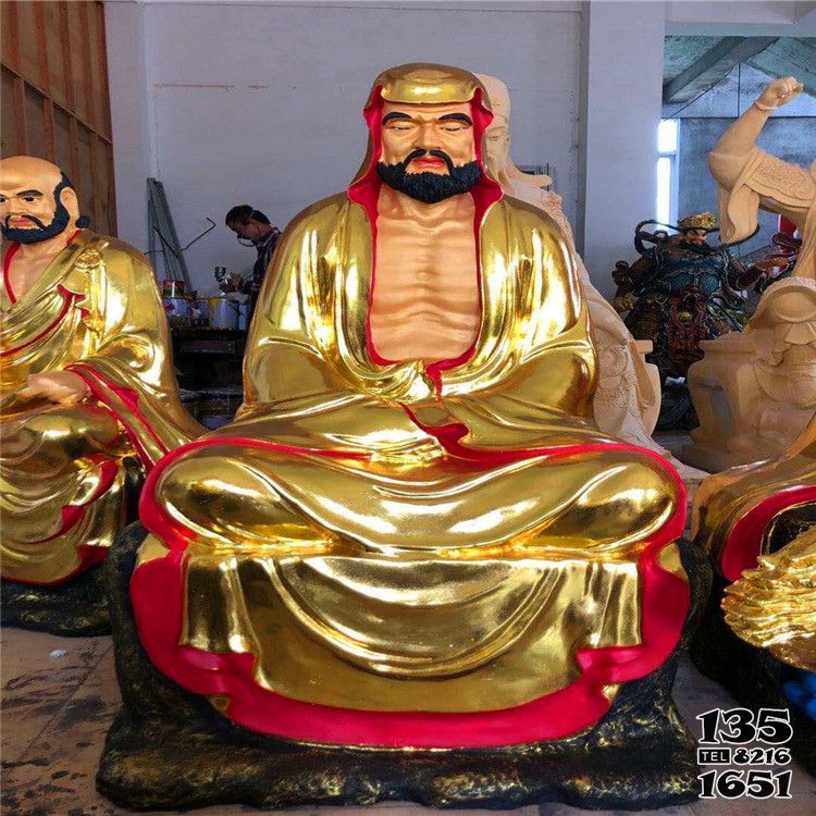 十八羅漢雕塑-樹脂彩繪寺廟供奉佛像十八羅漢雕塑 十八羅漢雕塑-樹脂彩繪寺廟供奉佛像十八羅漢雕塑高清圖片