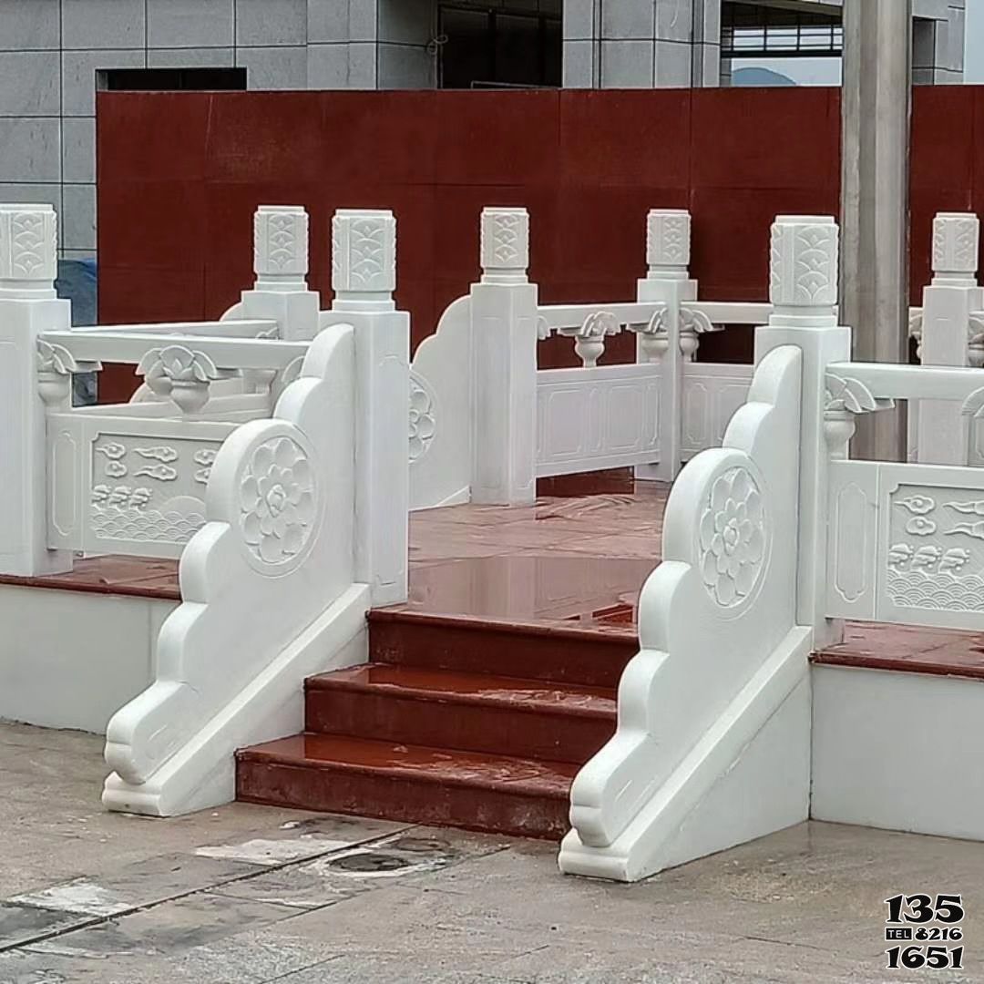 旗臺雕塑-酒店校園國旗臺漢白玉石雕 旗臺雕塑-酒店校園國旗臺漢白玉石雕高清圖片