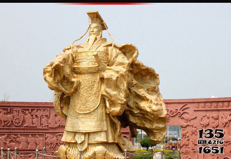 劉邦雕塑-公園廣場(chǎng)古代皇帝劉邦鍍金純銅雕塑 劉邦雕塑-公園廣場(chǎng)古代皇帝劉邦鍍金純銅雕塑