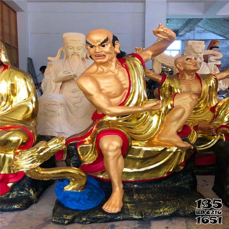 十八羅漢雕塑-玻璃鋼彩繪寺廟供奉神佛十八羅漢雕塑 十八羅漢雕塑-玻璃鋼彩繪寺廟供奉神佛十八羅漢雕塑高清圖片