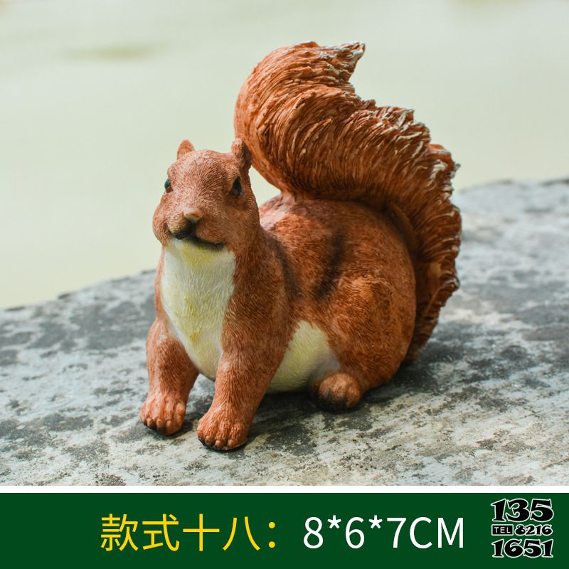 松鼠雕塑-景區一只玻璃鋼彩繪松鼠雕塑 松鼠雕塑-景區一只玻璃鋼彩繪松鼠雕塑高清圖片