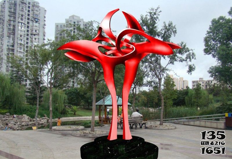 花朵雕塑-城市創(chuàng)意不銹鋼抽象花朵雕塑 花朵雕塑-城市創(chuàng)意不銹鋼抽象花朵雕塑高清圖片