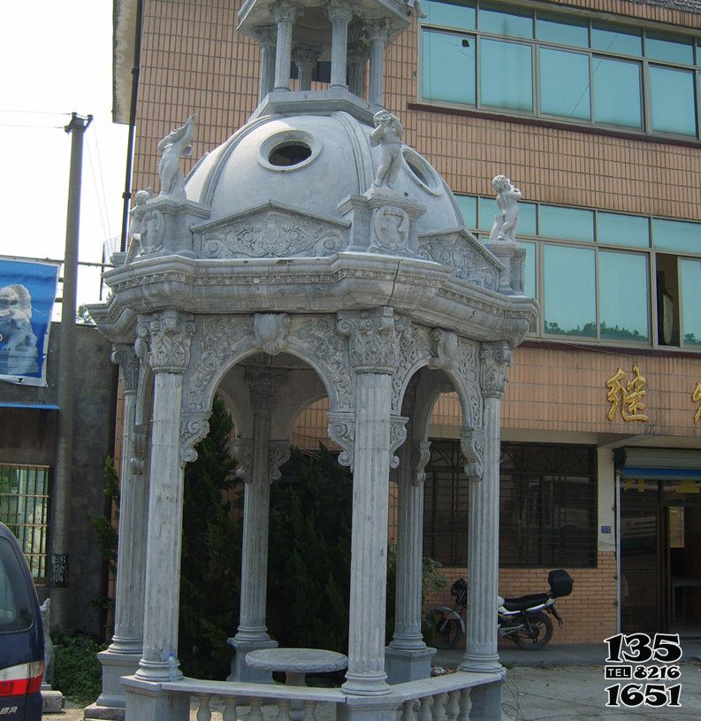 涼亭雕塑-酒店戶外景觀擺放歐式涼亭浮雕人物雕塑 涼亭雕塑-酒店戶外景觀擺放歐式涼亭浮雕人物雕塑高清圖片