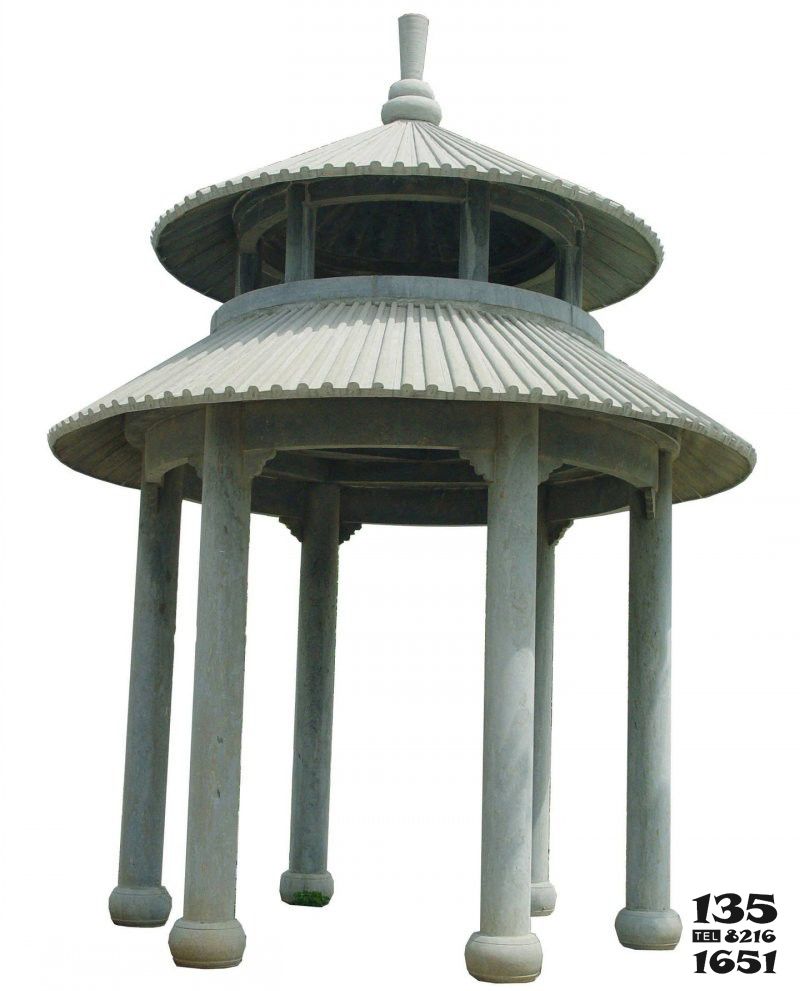 涼亭雕塑-景區庭院雙層仿古建筑簡易休閑涼亭 涼亭雕塑-景區庭院雙層仿古建筑簡易休閑涼亭高清圖片