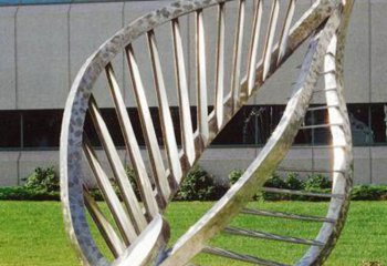 樹葉雕塑-園林步行街鏤空不銹鋼樹葉雕塑
