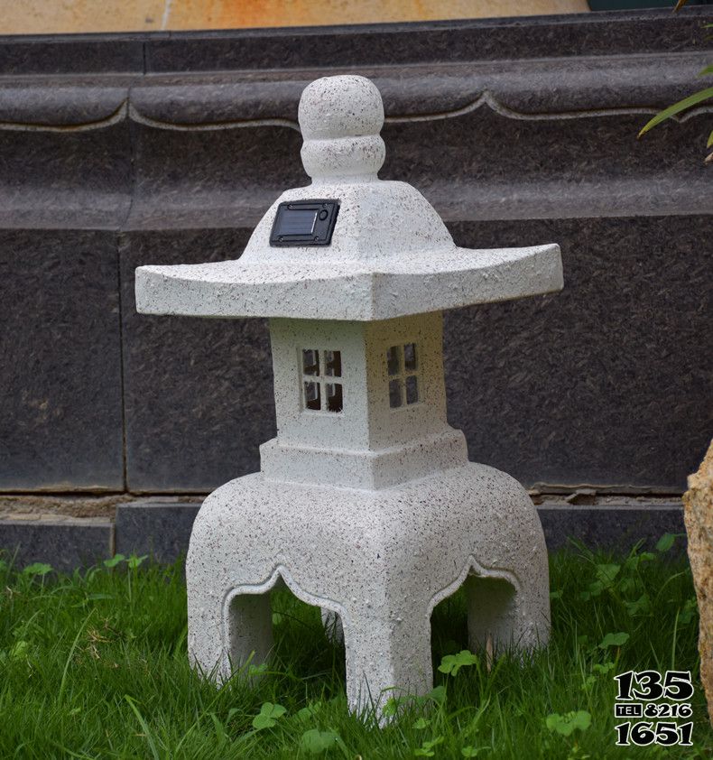 燈籠雕塑-石燈太陽能落地燈裝飾戶外中式復古庭院草坪園林微景觀燈 燈籠雕塑-石燈太陽能落地燈裝飾戶外中式復古庭院草坪園林微景觀燈高清圖片