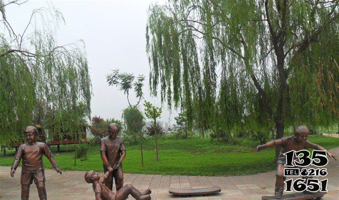 兒童雕塑-公園小孩游戲人物銅雕兒童雕塑 兒童雕塑-公園小孩游戲人物銅雕兒童雕塑高清圖片