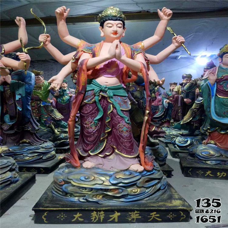 二十四諸天雕塑-大辯才尊天玻璃鋼彩繪寺廟菩薩二十四諸天雕塑 二十四諸天雕塑-大辯才尊天玻璃鋼彩繪寺廟菩薩二十四諸天雕塑高清圖片