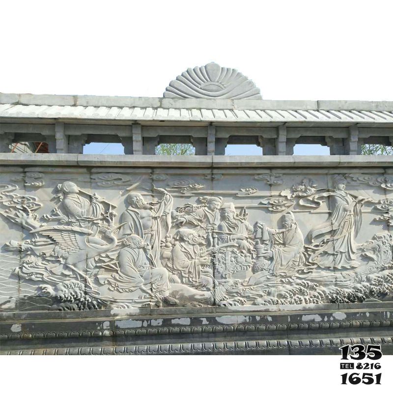 八仙雕塑-寺廟浮雕墻畫八仙過海戶外園林景觀八仙雕塑 八仙雕塑-寺廟浮雕墻畫八仙過海戶外園林景觀八仙雕塑高清圖片