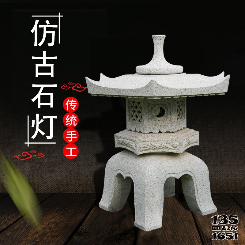 燈籠雕塑-石燈庭院戶外花園草坪燈落地大理石天然仿古日式石燈籠 燈籠雕塑-石燈庭院戶外花園草坪燈落地大理石天然仿古日式石燈籠高清圖片