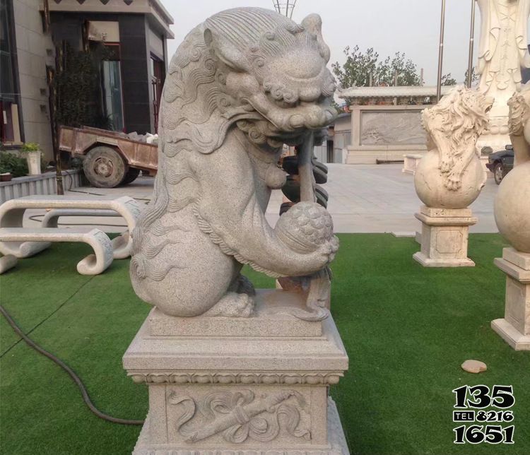 獨角獸雕塑-公園里里擺放的石雕石雕創意獨角獸雕塑 獨角獸雕塑-公園里里擺放的石雕石雕創意獨角獸雕塑高清圖片