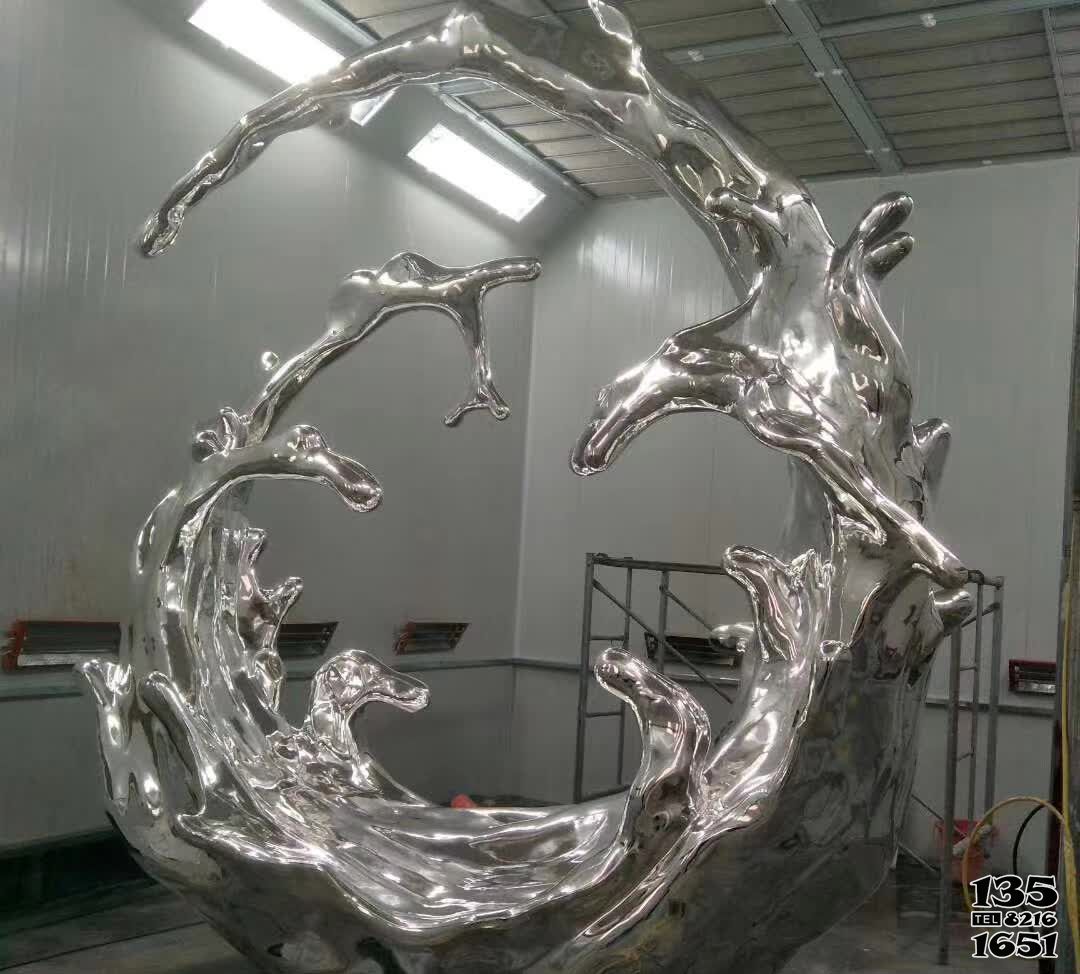 海浪浪花雕塑-庭院商廈裝飾大號不銹鋼海浪浪花雕塑 海浪浪花雕塑-庭院商廈裝飾大號不銹鋼海浪浪花雕塑高清圖片