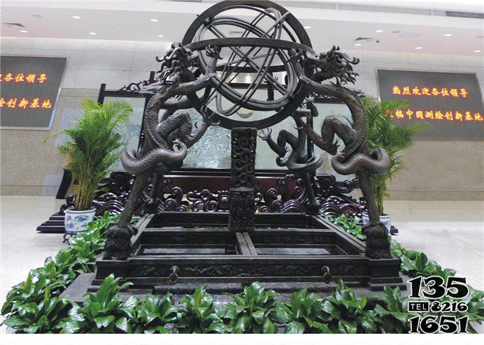 渾天儀雕塑-庭院創意四大發明之一渾天儀雕塑 渾天儀雕塑-庭院創意四大發明之一渾天儀雕塑高清圖片