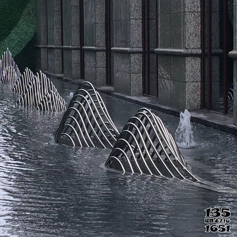 假山雕塑-不銹鋼假山噴泉水池景觀雕塑 假山雕塑-不銹鋼假山噴泉水池景觀雕塑高清圖片