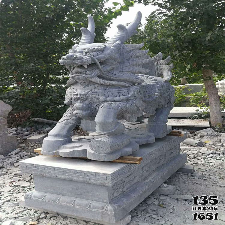 麒麟雕塑-戶外園林大型景觀麒麟雕塑 麒麟雕塑-戶外園林大型景觀麒麟雕塑高清圖片