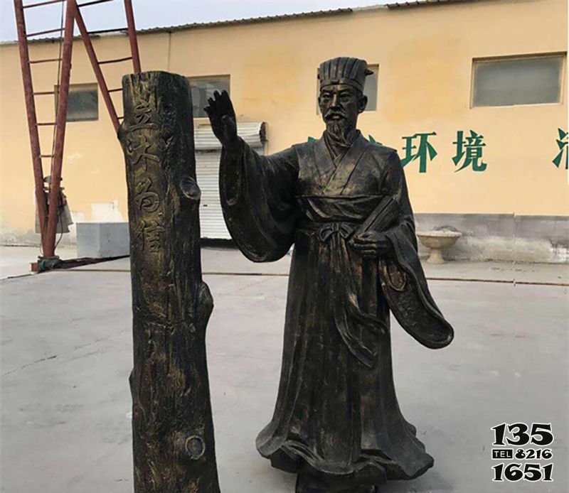 扁鵲雕塑-醫院廣場擺放醫圣扁鵲玻璃鋼仿銅雕 扁鵲雕塑-醫院廣場擺放醫圣扁鵲玻璃鋼仿銅雕
