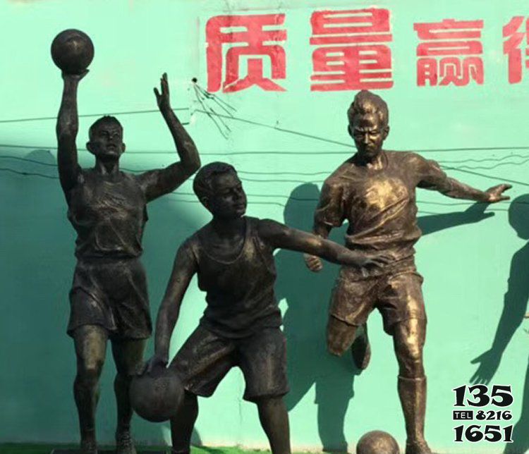 籃球雕塑-打籃球人物公園人物玻璃鋼仿銅雕擺件 籃球雕塑-打籃球人物公園人物玻璃鋼仿銅雕擺件高清圖片