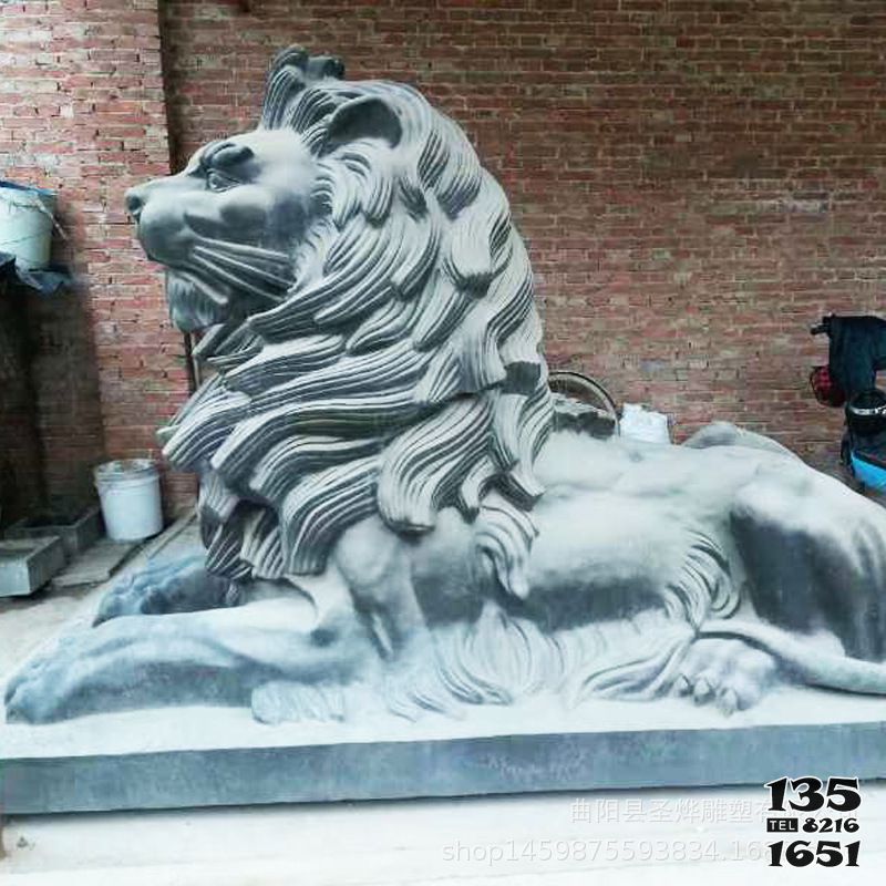 獅子雕塑-別墅創(chuàng)意青石石雕浮雕獅子雕塑 獅子雕塑-別墅創(chuàng)意青石石雕浮雕獅子雕塑高清圖片