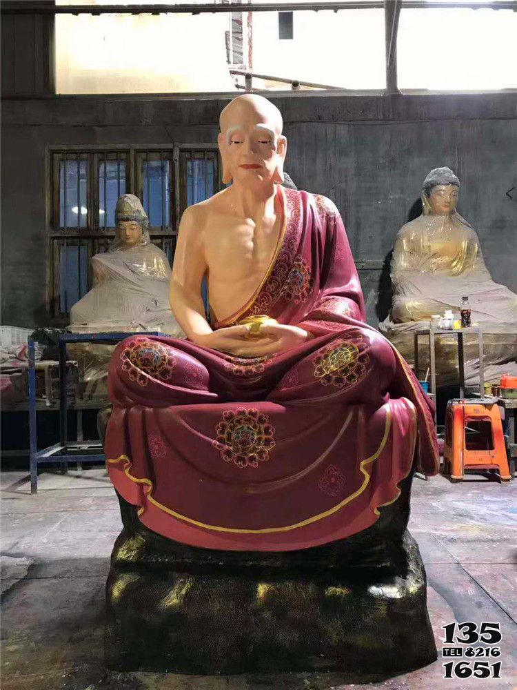 十八羅漢雕塑-玻璃鋼彩繪寺廟打坐的十八羅漢雕塑 十八羅漢雕塑-玻璃鋼彩繪寺廟打坐的十八羅漢雕塑高清圖片