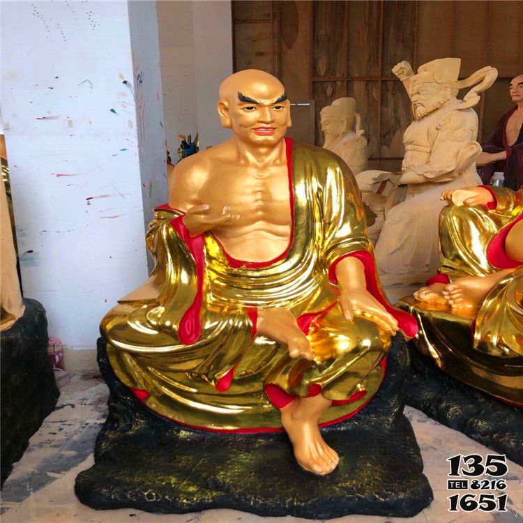 十八羅漢雕塑-玻璃鋼彩繪鎏金貼金寺廟供奉菩薩十八羅漢雕塑 十八羅漢雕塑-玻璃鋼彩繪鎏金貼金寺廟供奉菩薩十八羅漢雕塑高清圖片