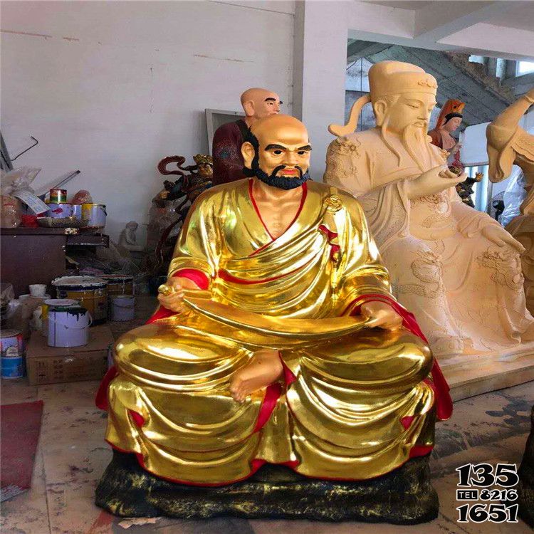 十八羅漢雕塑-寺廟供奉玻璃鋼彩繪神佛十八羅漢雕塑 十八羅漢雕塑-寺廟供奉玻璃鋼彩繪神佛十八羅漢雕塑高清圖片