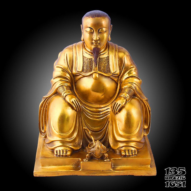 真武大帝雕塑-不銹鋼噴金烤漆大型景觀真武大帝雕塑 真武大帝雕塑-不銹鋼噴金烤漆大型景觀真武大帝雕塑高清圖片