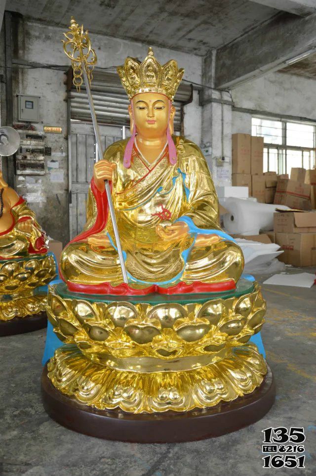 地藏王雕塑-寺廟玻璃鋼仿銅佛像地藏王雕塑 地藏王雕塑-寺廟玻璃鋼仿銅佛像地藏王雕塑高清圖片