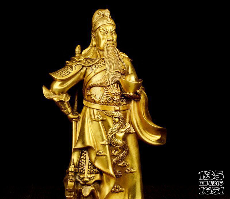 關公雕塑-不銹鋼鎏金寺廟供奉佛像關公雕塑 關公雕塑-不銹鋼鎏金寺廟供奉佛像關公雕塑高清圖片