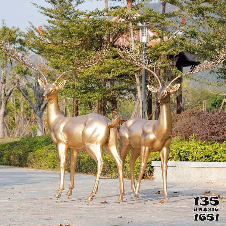 鹿雕塑-戶外園林大型動物景觀鹿雕塑 鹿雕塑-戶外園林大型動物景觀鹿雕塑高清圖片