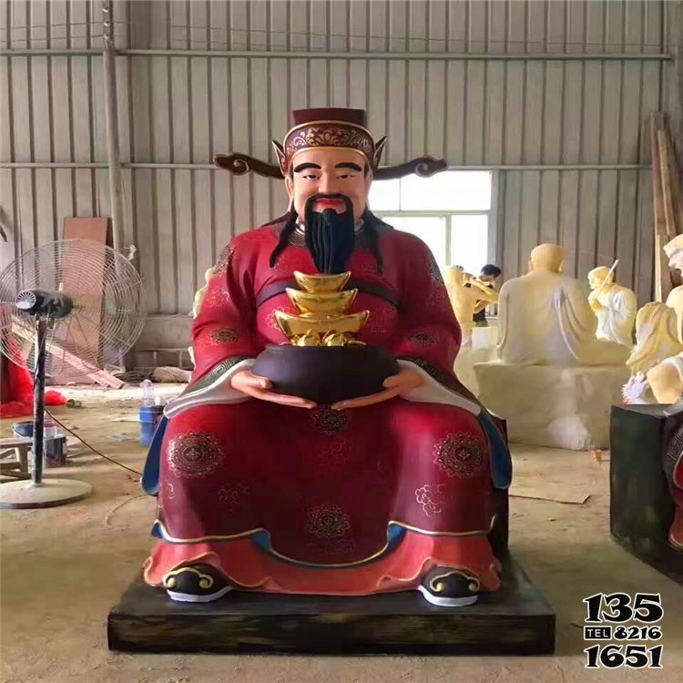 財神雕塑-大型玻璃鋼彩繪寺廟供奉菩薩財神雕塑 財神雕塑-大型玻璃鋼彩繪寺廟供奉菩薩財神雕塑高清圖片