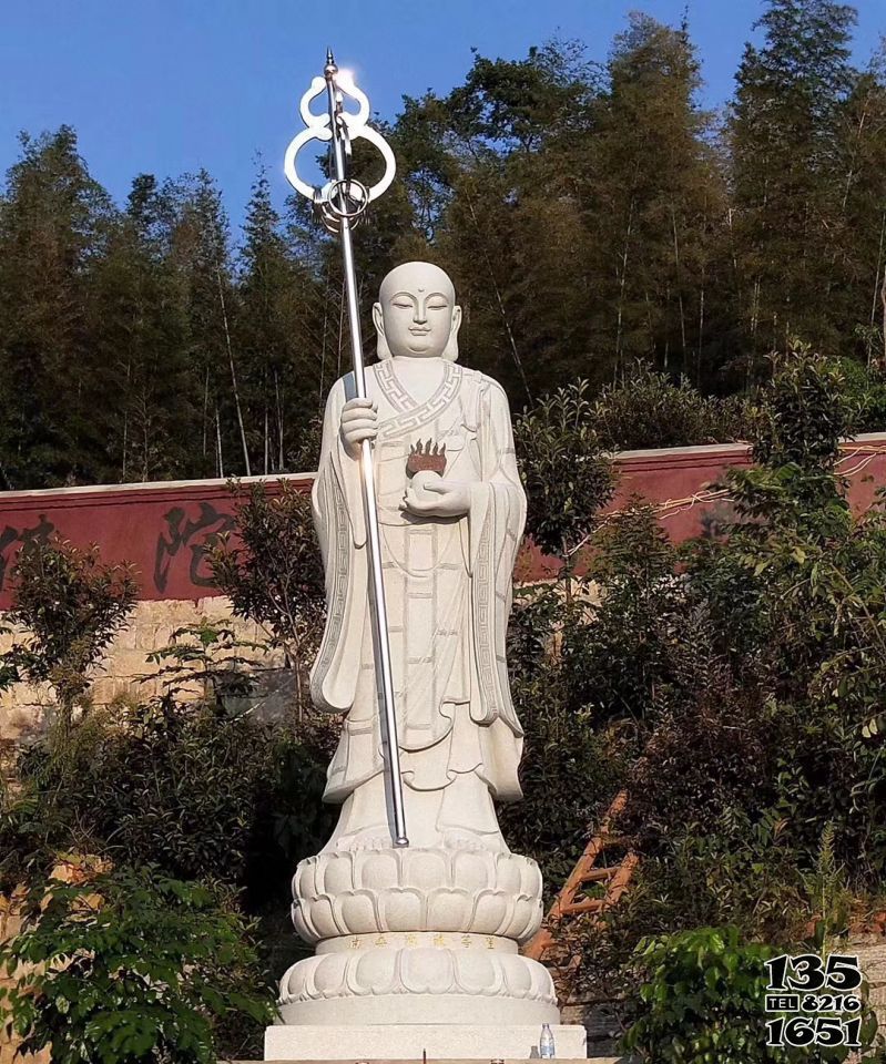 地藏王雕塑-佛像石雕戶外擺件廣場景觀地藏王雕塑 地藏王雕塑-佛像石雕戶外擺件廣場景觀地藏王雕塑高清圖片