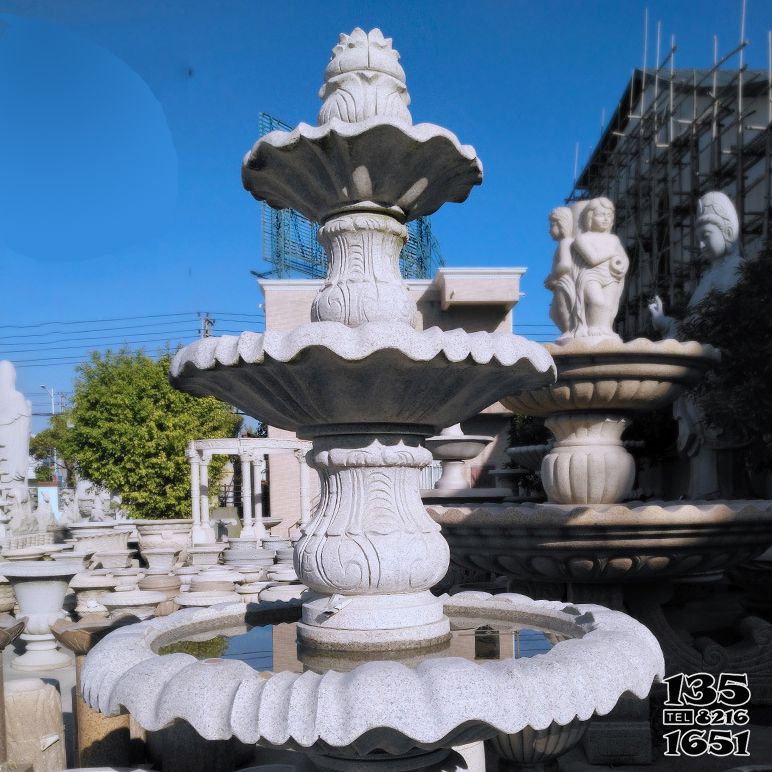 噴泉雕塑-花園戶外大理石浮雕噴泉池子石雕 噴泉雕塑-花園戶外大理石浮雕噴泉池子石雕高清圖片