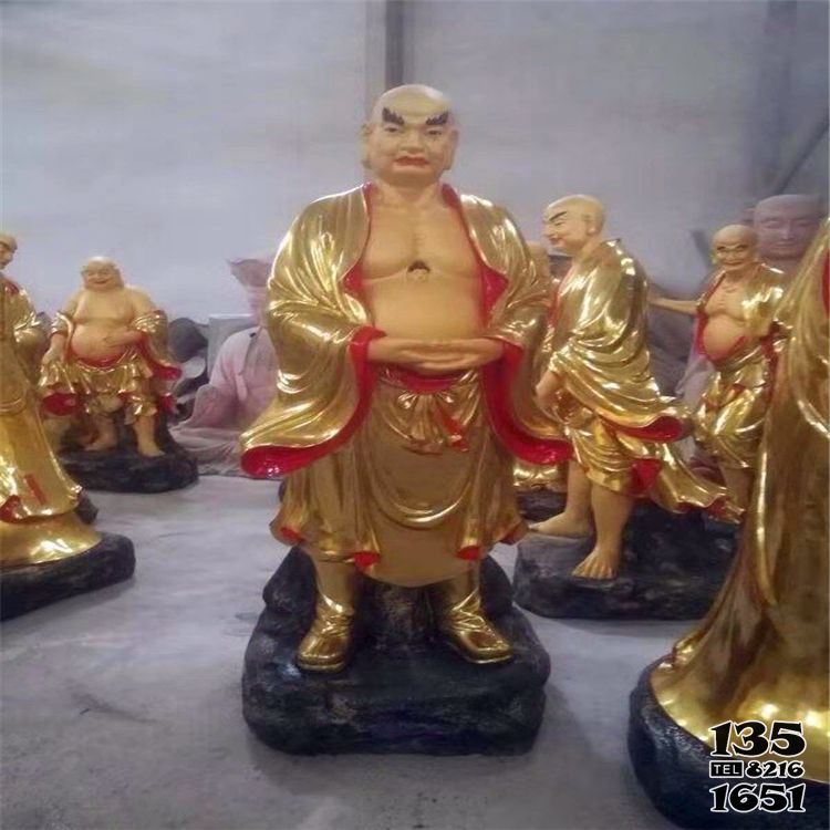 十八羅漢雕塑-寺廟景區(qū)玻璃鋼彩繪大型景觀十八羅漢雕塑 十八羅漢雕塑-寺廟景區(qū)玻璃鋼彩繪大型景觀十八羅漢雕塑高清圖片